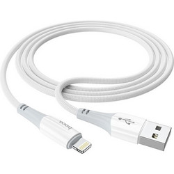 Hoco X70 Braided USB-A to Lightning Cable 1m White 6931474760425