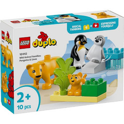 Lego Duplo Wild Animal Families: Penguins & Lions για 2+ Ετών 10442