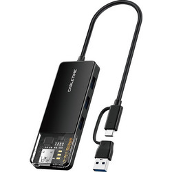 Cabletime CT-HUBT5-PB USB Hub 3.1 USB-C με 4 Θύρες USB-A & Εξωτερική Παροχή Ρεύματος
