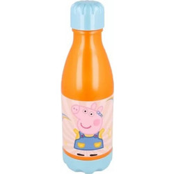 Stor Peppa Pig Kindness Counts Παιδικό Παγούρι Πλαστικό BPA Free Πορτοκαλί 560ml