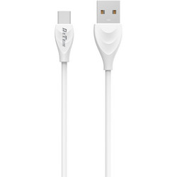 Detech DE-24C USB-A to USB-C 1m White 14128
