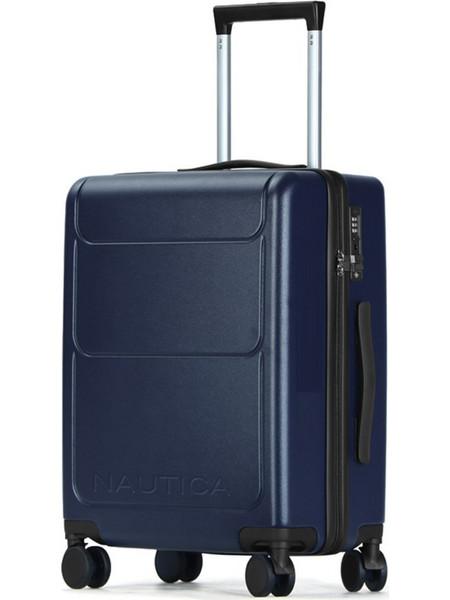 Nautica 2960 Βαλίτσα Καμπίνας 55x38x22cm με 4 Ρόδες Navy Μπλε