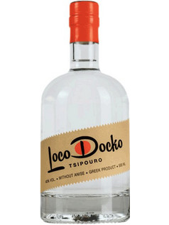 Loco Docko Distillery Τσίπουρο χωρίς Γλυκάνισο 40% 500ml