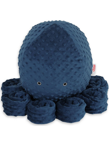 Bobono Χταπόδι Polka Dot Minky Μπλε 75cm