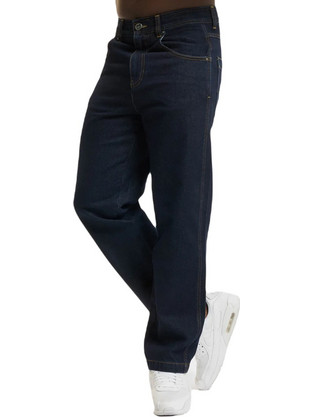 DNGRS Ανδρικό Τζιν Παντελόνι Loose Εφαρμογή Navy Μπλε DGJS165