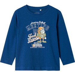 Name It Παιδικό T-Shirt Μακρυμάνικο Royal Blue 13224977