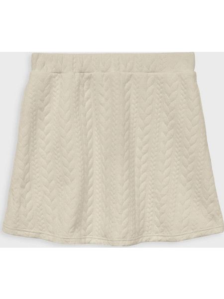 Vero Moda Μίνι Φούστα Υφασμάτινη Ψηλόμεση Μπεζ 10332654