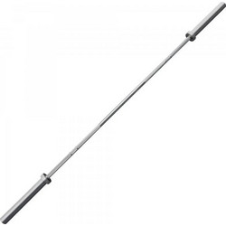 Pegasus 390318135 Ίσια Μπάρα Ολυμπιακού Τύπου 15.4kg Φ50mm 200cm με Κολάρα Μανταλάκια