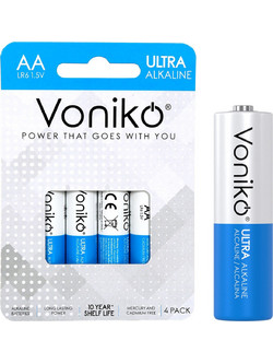 Voniko Alkaline ΑΑ 4τμχ