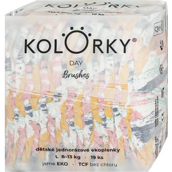 Kolorky Day Brushes Πάνες 8-13kg 19τμχ