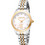 Just Glam Chic Γυναικείο Ρολόι με Ασημί Μεταλλικό Μπρασελέ JC1L309M0075