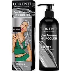 Lorenti Haircolor Silver Ημιμόνιμη Βαφή Μαλλιών 250ml