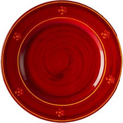 Mario Luca Giusti Marinella Rosso Πιάτο Ρηχό Μελαμίνης 27cm L480285030