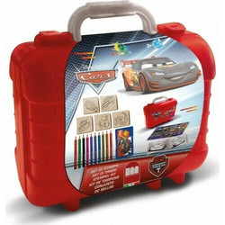 Gama Brands Cars Σετ Ζωγραφικής με Βαλιτσάκι 23x10.5x19cm 17τμχ