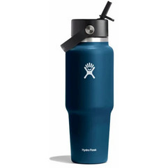 Hydro Flask Wide Mouth Flex Straw Black/Indigo 946ml