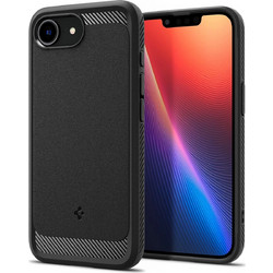 Spigen Rugged Armor MagSafe Back Cover Black (iPhone 16e)