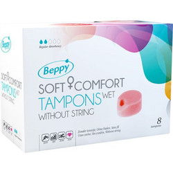Beppy Soft Comfort Wet Ταμπόν για Κανονική Ροή 2 Σταγόνες 8τμχ