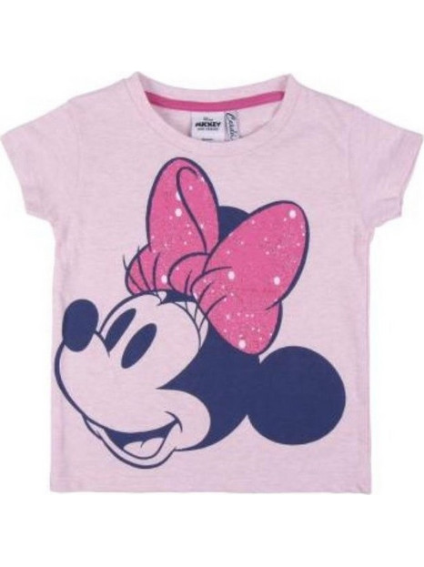 Cerda Minnie Mouse Παιδικό T-Shirt Κοντομάνικο Ροζ 2200006990