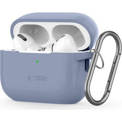 Tech-Protect Hook Θήκη Σιλικόνης με Γάντζο για Apple AirPods Pro 1 / 2 Γαλάζια
