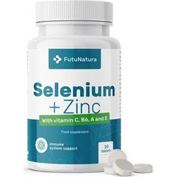 FutuNatura Selenium & Zinc 30 Ταμπλέτες