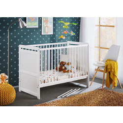 Pine III Κούνια για Στρώμα 60x120cm Λευκή WW-BCABB
