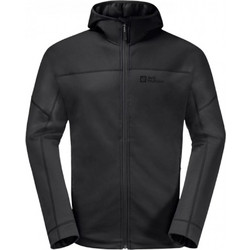 Jack Wolfskin Ανδρικό Μπουφάν Χειμωνιάτικο Μαύρο 1710881-6000