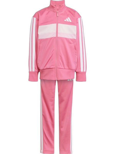 Adidas Παιδικό Σετ Φόρμας Ροζ Φούξια JI6208