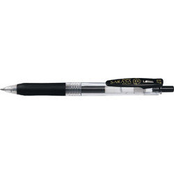 Zebra Sarasa Clip Στυλό Gel 0.7mm Μαύρο ZB-14321