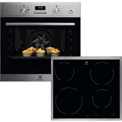 Electrolux Φούρνος Ηλεκτρικός Άνω Πάγκου 72lt 60cm EOD3H70X με Κεραμικές Εστίες EHF16240XK
