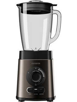 Aiwa ATB-1800 SABERU Μπλέντερ για Smoothie με Γυάλινη Κανάτα 1.8lt 1800W