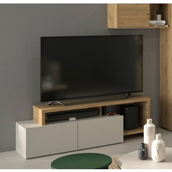 InsideHome Έπιπλο Τηλεόρασης Ξύλινο Φυσικό Χρώμα Μ155xΠ45xΥ50cm Craft 015.GM47