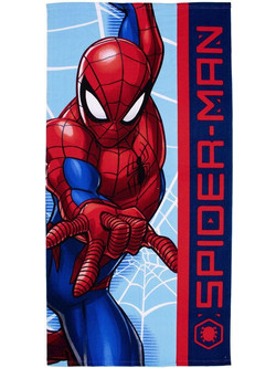 Dimcol Spider-Man 41 Παιδική Πετσέτα Θαλάσσης Microfiber Γαλάζια 70x140cm