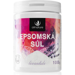 Allnature Lavender Epsom Άλατα Μπάνιου Κρύσταλλοι 1kg