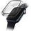 Uniq Garde Θήκη Σιλικόνης με Προστασία Οθόνης για Apple Watch 7 / 8 / 9 45mm Γκρι