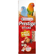 Versele-Laga Prestige Sticks Parrots with Nuts & Raisin Topping 2x30gr