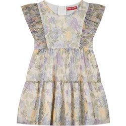 Energiers Παιδικό Φόρεμα Floral Μπεζ Λιλά 15-225306-7