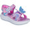 Skechers Παιδικά Πέδιλα για Κορίτσι με Φωτάκια Μωβ Φούξια 303109L-LVMT
