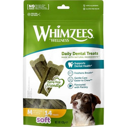 Whimzees Daily Dental Treats Medium Soft with Pea 420gr 14τμχ