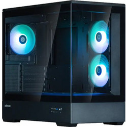 Zalman P30 V2 Black Gaming Mini Tower Κουτί Υπολογιστή με Πλαϊνό Παράθυρο