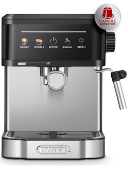 Pyrex SB-580 Αυτόματη Μηχανή Espresso 850W 20bar