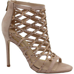 Primadonna Γυναικεία Πέδιλα Suede Nude με Λεπτό Ψηλό Τακούνι 31028MF-1-4-348