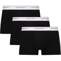 Dsquared2 Ανδρικά Μποξεράκια Σετ 3Pack Μαύρα DCX310060-00114