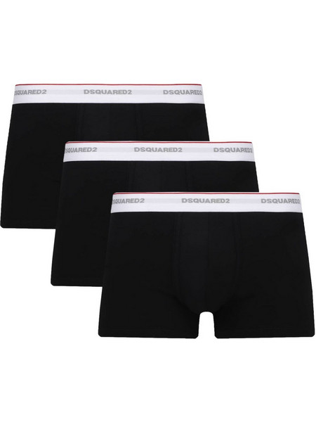 Dsquared2 Ανδρικά Μποξεράκια Σετ 3Pack Μαύρα DCX310060-00114