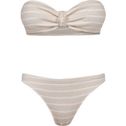 Rock Club Bikini Set Strapless Μπεζ BP-5008