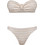 Rock Club Bikini Set Strapless Μπεζ BP-5008