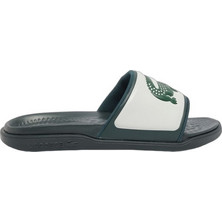 Lacoste Ανδρικές Παντόφλες Καλοκαιρινές Χακί 49CMA0040-1Y5