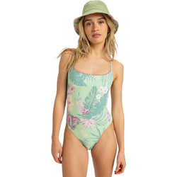 Roxy Into The SUN Ολόσωμο Μαγιό Floral Πράσινο Mint ERJX103717-XGMY