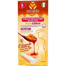 Setablu Caramella Ταινίες Αποτρίχωσης για Μπικίνι & Σώμα 8τμχ