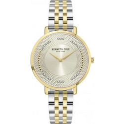 Kenneth Cole Γυναικείο Ρολόι με Ασημί Μεταλλικό Μπρασελέ KCWLG0048104