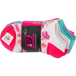 Skechers Butterfly Γυναικείες Κάλτσες Κοντές με Σχέδια Πολύχρωμες 6Pack S601234-MULT